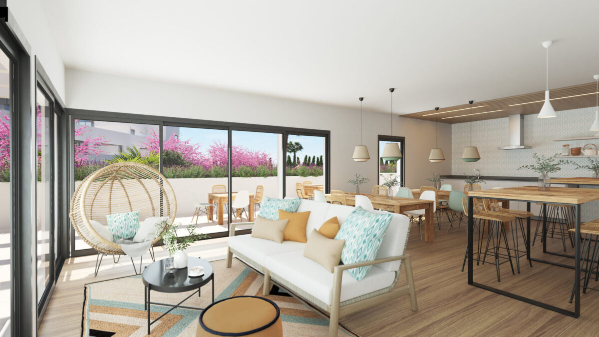 New 2 & 3 Bedroom Apartments in Estepona, Malaga, From €428,300