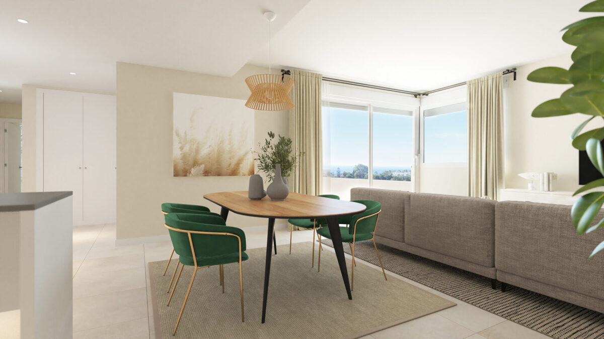 New 2 & 3 Bedroom Apartments in Estepona, Malaga, From €428,300