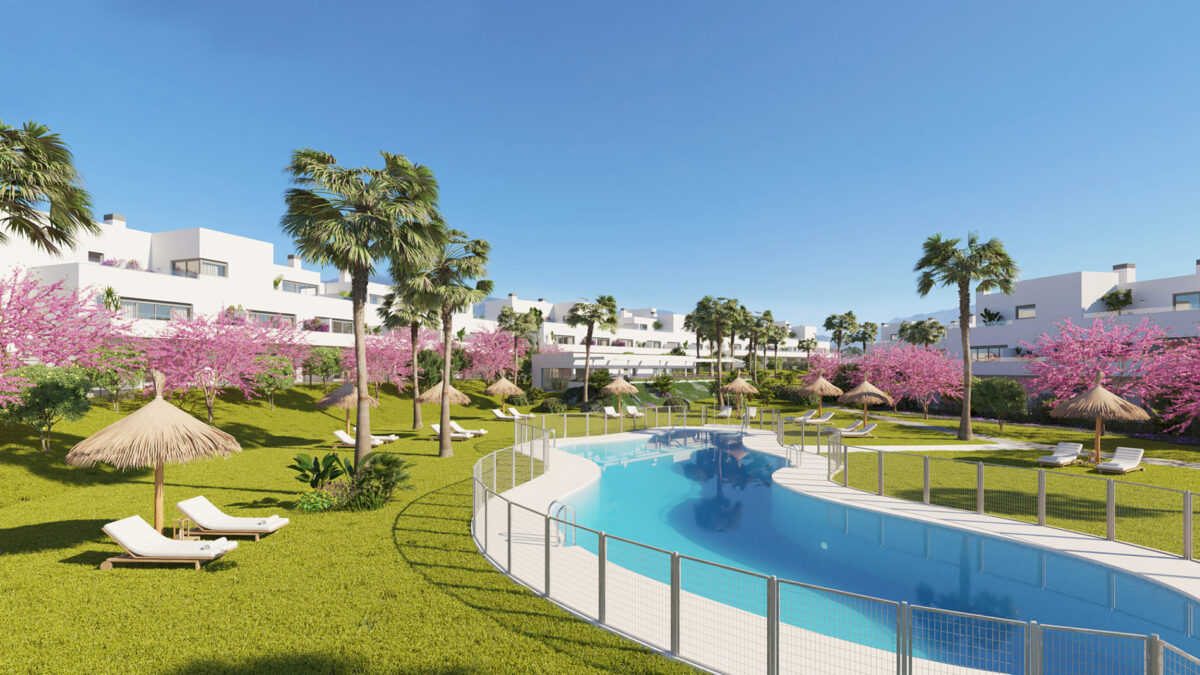 New 2 & 3 Bedroom Apartments in Estepona, Malaga, From €428,300