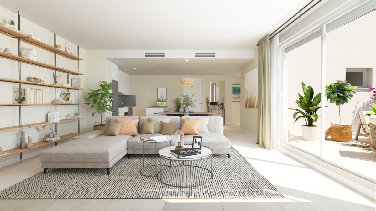 New 2 & 3 Bedroom Apartments in Estepona, Malaga, From €428,300