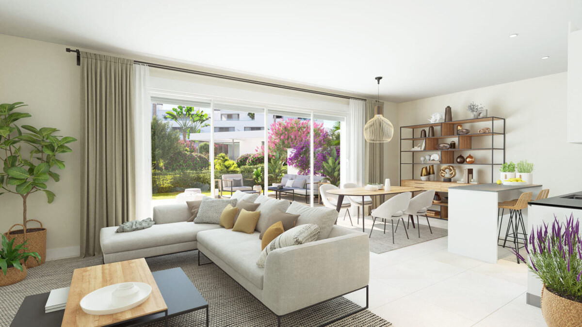 New 2 & 3 Bedroom Apartments in Estepona, Malaga, From €428,300