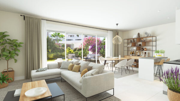 New 2 & 3 Bedroom Apartments in Estepona, Malaga, From €428,300