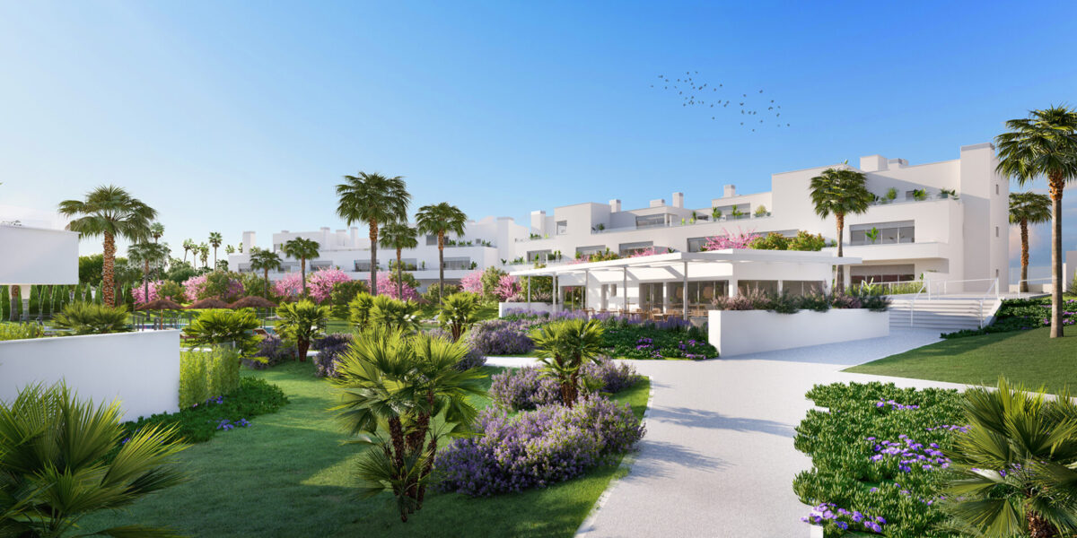 New 2 & 3 Bedroom Apartments in Estepona, Malaga, From €428,300