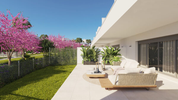 New 2 & 3 Bedroom Apartments in Estepona, Malaga, From €428,300