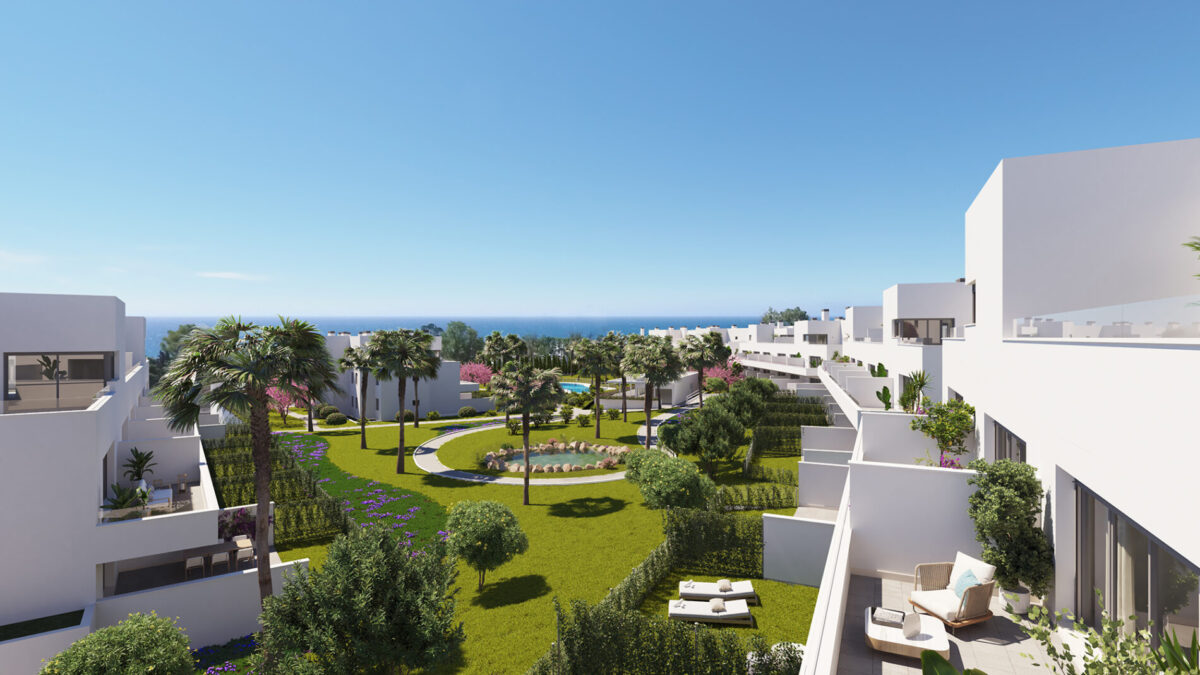 New 2 & 3 Bedroom Apartments in Estepona, Malaga, From €428,300