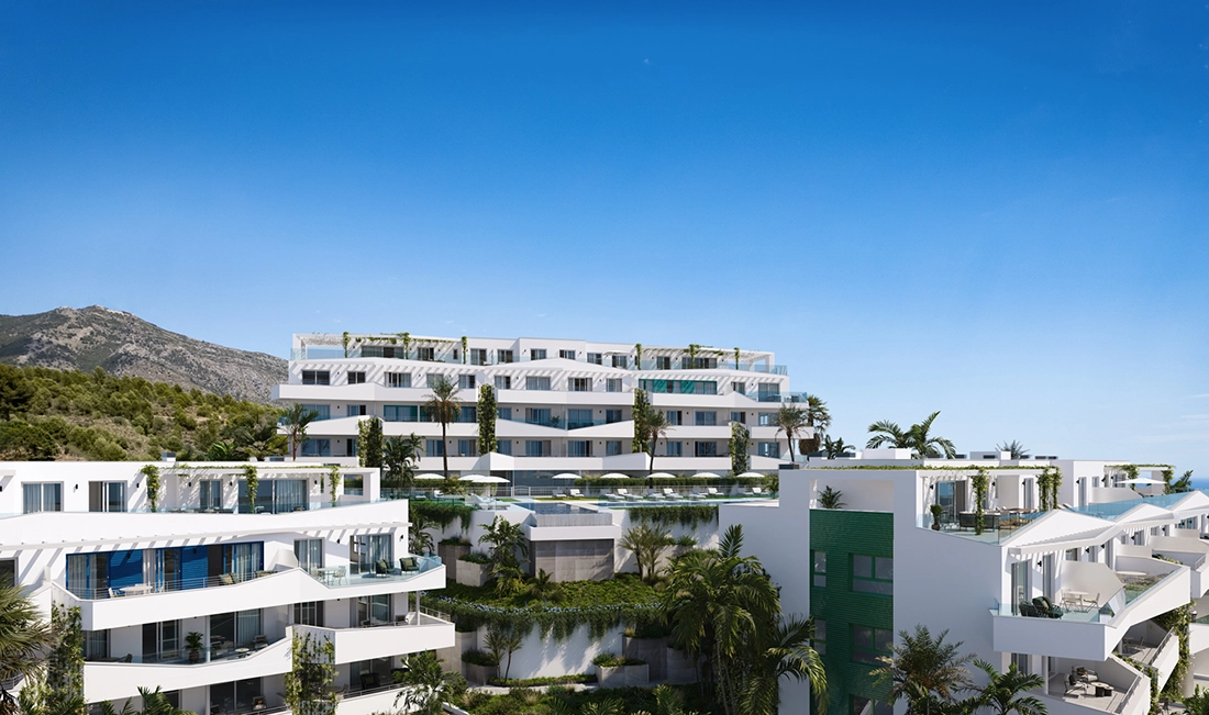 New 2 & 3 Bedroom Apartments in Mijas, Costa del Sol, Spain, From €517,000